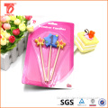 Moon sun star shaped stick birthday candle